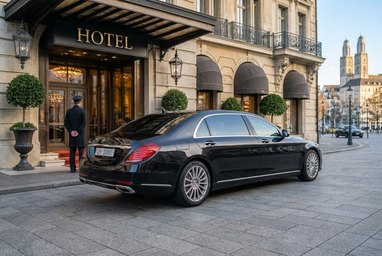 Circle 8 Limousine service — First-class chauffeur mobility with absolute discretion.